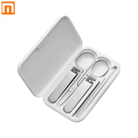 5pcs Xiaomi Mijia Stainless Steel Nail Clippers Set Trimmer Pedicure Care Clippers Earpick Nail File Professional Beauty Tools
