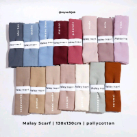 MALAY SCARF JUMBO OVAL 130X130CM
