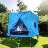 6/8/10/12ft Jumping Trampolines Tent Trampoline Sunshade Sun Protection Round Trampoline Shade Top Cover Trampoline Accessories