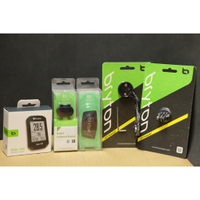 Bryton Rider320E + 延伸固定座 + 延伸座轉接座 + 智慧踏頻感測器 + 智慧心率帶監控組 5in1