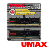UMAX DDR4 2666 32GB(16Gx2) 含散熱片 1024X8 桌上型記憶體
