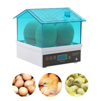 Automatic 4 Mini Egg Digital Incubator Small Poultry Breeding Machine Temperature Control Incubator for ChickenDuck Birds Quails