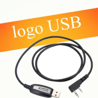2pcs Original Baofeng uv-5r USB Programming Cable for BAOFENG Walkie Talkie BaoFeng Accessories for 5R/UV-985/3R Plus/UV-3R+