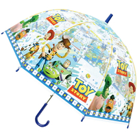 真愛日本 玩具總動員 全人物 曲柄透明罩式直傘 55cm 透明傘 雨傘 直傘 雨具
