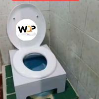 WC Duduk Portable Merk WDP 20cm Anti Air Kloset - Kursi Toilet Closet Duduk Portable untuk Ibu Hamil