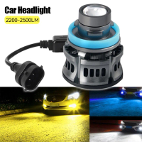Mentol Lampu LED Lampu Kabus, 12V H7 H11 H8 H9 9006 HB4, Lampu Kabus LED, Putih, Kuning, Biru Ais, L
