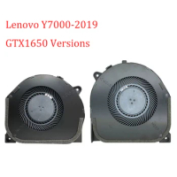 1pair New Laptop CPU GPU Cooling Fan For Lenovo Legion Y7000 2019 GTX1060Ti GTX1650 GTX1050