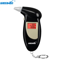 GREENWON Quick Response Professional LCD Alcohol Tester Digital Alcohol Detector Breathalyzer with Backlight Display