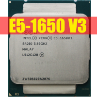 ใน Xeon E5 1650 V3 3.5GHz 6ตัวเลือก15Mb แคช LGA2011-3 CPU E5 1650-V3โปรเซสเซอร์ E5 16 50V 3 CPU