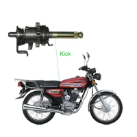 Motorcycle Kick Shaft Starter Spindle for Wuyang Honda Lifan Dayun Loncin CG125 CG150 CG200 CGL125 SDH125 156FMI 162FMJ Engine