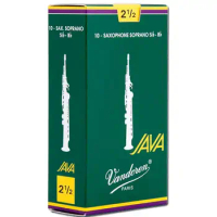 Original Vandoren JAVA Green box Bb Soprano Saxophone Reed 2.0/2.5/3.0/3.5【10 reeds/box】