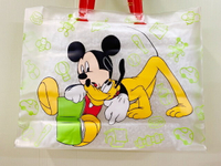 【震撼精品百貨】Micky Mouse 米奇/米妮  迪士尼防水收納袋/手提袋-米奇與布魯托#10230 震撼日式精品百貨