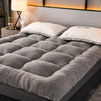 Sponge Mattresses Thickened Bed Mattress Lamb Plush Mattress 90×200 Portable Comfortable Sleeping Mattress Bedroom Furniture