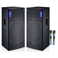 Hi-Fi Multimedia Active Speaker System15 Inch 150W*2 Outdoor Active Professional Pair Speaker For Stage Performance Wedding