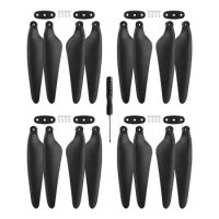 4Pairs Quick Release Propeller for Hubsan Zino H117S Foldable Props Blades Base Screw Wrench Drone Accessories
