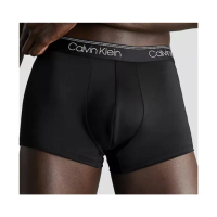 【Calvin Klein 凱文克萊】3件組黑色 短版涼感四角男內褲(CK內褲 ck內褲 四角褲)