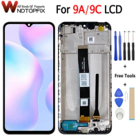 6.53" For Xiaomi Redmi 9A LCD Display Touch Screen Digitizer Assembly Redmi 9C LCD Screen Replace For Redmi 9A LCD Display+Tools