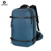 OZUKO Backpack Large Capacity Daypack Men Shoulders bag Travel Luggage Pack Oxford Waterproof laptop backpack Knapsack Rucksack