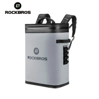 ROCKBROS 20L Refrigerator Bag Waterproof Thermal Insulated Backpack Soft Large Storage Bag Picnic Cooler Beach Beer Wine Bag