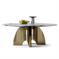 Modern Marble Slate Table Dining Luxury Restaurant Classic Dining Table