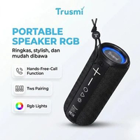Trusmi BS01-01 Portable Speaker Bluetooth 5.0 RGB Lights IPX6 Waterproof Powerful Sound Super Bass