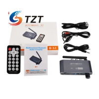 TZT GTMEDIA A1 BT 5.2 Hifi DAC Bluetooth Receiver Bluetooth Audio Converter Supports U Disk Microphone