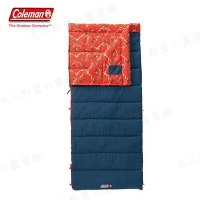 【露營趣】​新店桃園 Coleman CM-34772 COZY II 橘睡袋/C5 信封型睡袋 全開式 纖維睡袋 露營