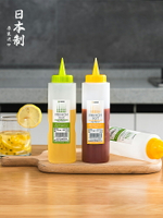 優購生活 日本進口擠醬瓶沙拉番茄醬擠壓瓶家用蜂蜜分裝瓶廚房油壺調料瓶罐
