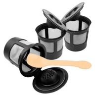 Universal Refillable K Cups Coffee Filter Pod, Coffee Pods Replacement For Keurig Coffee Maker 2.0&amp;1.0
