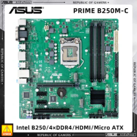 ASUS PRIME B250M-C motherboard LGA 1151 DDR4 64GB intel B250 USB3.0 PCI-E 3.0 SATA3 M.2 Micro ATX Support 7th/6th gen Core cpu
