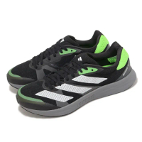 【adidas 愛迪達】慢跑鞋 Adizero RC 4 M 男鞋 黑 白 緩震 運動鞋 環保材質 愛迪達(GX6660)