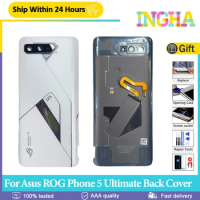 Original Back Battery Cover For Asus ROG Phone 5 Ultimate Back Cover Housing For Asus ROG 5 Ultimate ZS673KS Replacement Parts