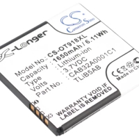 Cameron Sino Battery For TCL CAB32A0001C1 A980,A986,D662,S500,S600 1650mAh/6.11Wh
