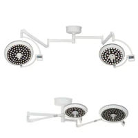 180000lux shadowless led surgical light double heads operation lighting led ceiling operating room theatre lamps lights