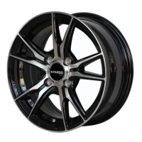 Kipardo Tires Rim 14 15 16 17 Inch JWL VIA 4/5X100-114.3 Car Alloy Wheels