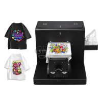A4 DTG Flatbed Inkjet Printer T-shirt Printing Machine Clothes Textile Digital T Shirt Printer
