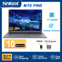 Ninkear Laptops N16 Pro,Intel Core i7-13620H,2.5K IPS ,WiFi 6 165Hz ,32GB RAM+1TB SSD, Gaming Office Laptop Windows 11 Notebook