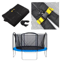 1.83/2.44/3.06/3.66m Trampoline Enclosure Jumping Pad Nylon Trampoline Protection Net for Outdoor Children Injury Prevention