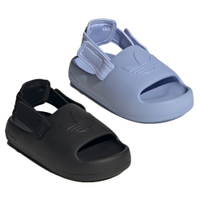 【下殺】Adidas 涼拖鞋 小童 可拆卸魔鬼氈 ADIFOM ADILETTE 黑/藍【運動世界】IG8167/IG8433