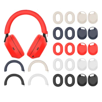 Suitable for Sony WH-1000XM5 headphones ear cups protective cover ear cap cover headband cover shell cover