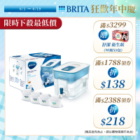 【BRITA官方】[共4芯] Flow濾水箱 8.2L+MAXTRA PRO濾芯 全效型x1 去水垢x3