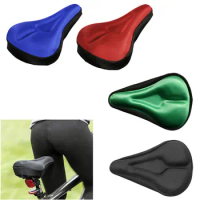 Soft Thickened Bicycle Seat Cover Breathable Bicycle Saddle Seat Cover Comfortable Foam Seat Mountain Bike Cycling Pad Cushion