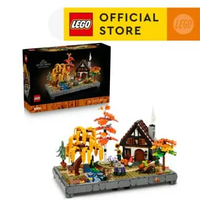 LEGO Icons 11372 Autumn Cottage Garden (1102 Pieces), Building Block, Toys, Bricks