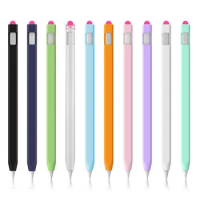 Silicone Pen Case Anti Scratch Soft Protective Pencil Grip Holder Glow Cap Design Pen Case Cover for Apple 2nd Generaion Pencil