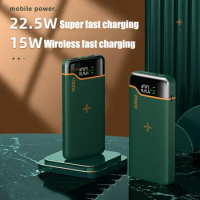Wireless Power Bank 20000mAh 22.5W Super Fast Charging Portable Mini Powerbank Phones External Battery Charger Auxiliary Battery
