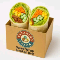 Smoked Beef Salad Wrap Smoked Beef Salad Wrap