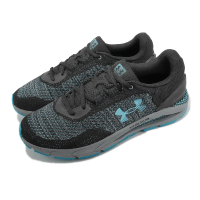 【UNDER ARMOUR】慢跑鞋 HOVR Intake 6 男鞋 黑 藍 緩震 支撐 針織鞋面 運動鞋 UA(3026134002)