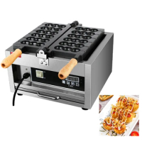 Snacks Machine Electric Takoyaki Balls Grill Oven, Sugar-Coated Haws Shaped Waffle Baking Pan Equipment Refined Steel Body