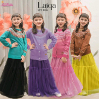 Laiqa set rok tutu | Labella | baju rajut | setelan anak