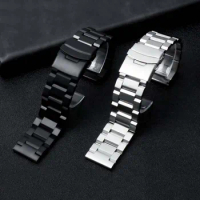Stainless steel watchband for Casio watch straps steel belt EFR-303L/303D Tissot Mido men's bracelet 18 19 20 21 22 23 24mm band